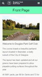 Mobile Screenshot of douglasparkgolfclub.co.uk
