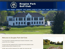 Tablet Screenshot of douglasparkgolfclub.co.uk